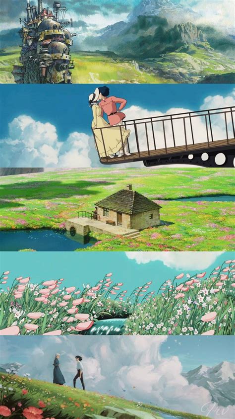 Howls Moving Castle Wallpaper Howls Moving Castle Art Studio Ghibli