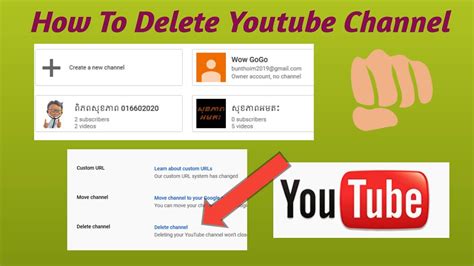 How To Delete Youtube Channel Youtube