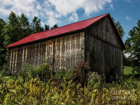 Red Roof Barn Photograph By Lisa Hurylovich Fine Art America