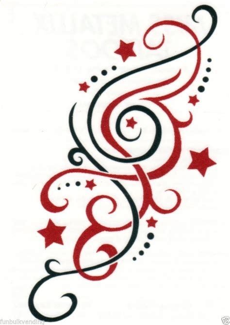 Free Stars And Swirls Tattoo Designs Download Free Clip