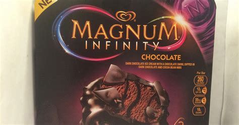 Crazy Food Dude Review Magnum Infinity Chocolate Ice Cream Bars