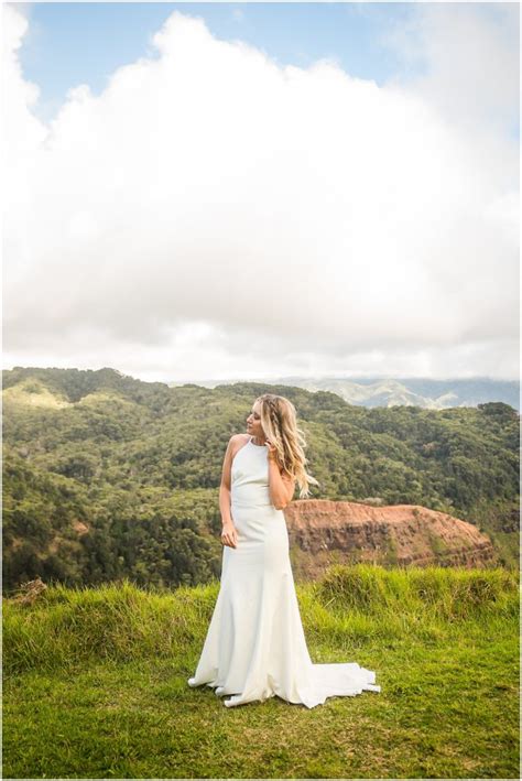 Waimea Canyon Elopement Kauai Wedding Photographer
