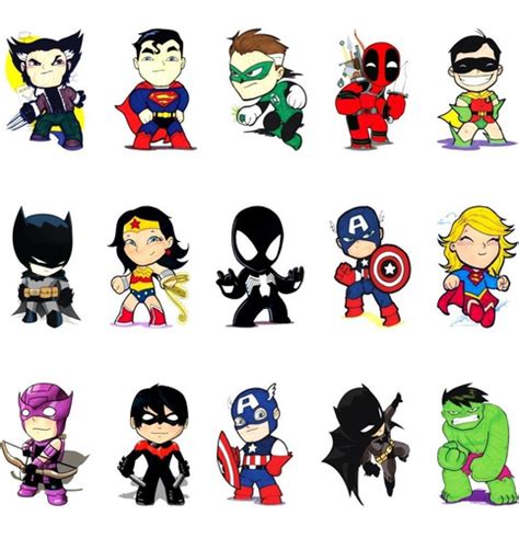 15 Adesivos Super Heróis Kids Capitão América Batman Frete Grátis