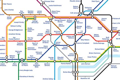 Tfl Unveils Reimagined Tube Map To Honour Black History Month Lbc
