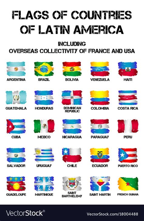 Latin American Flags Amazon Com Alternative Set Of 20 Latin American