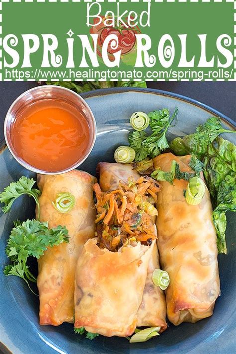 Spring Rolls With Brussels Sprouts And Sweet Potatoes Baked Recipe