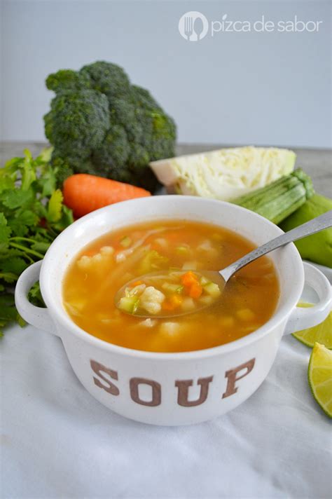 Sopa De Verduras Pizca De Sabor