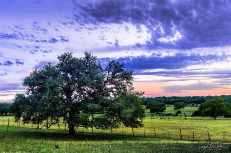 Sunset Over The Texas Hill Country Near Spring Branch Oc 4096x2730