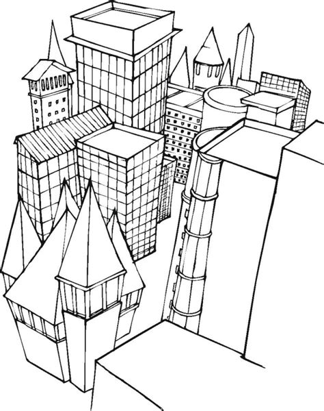 Everything has been classified in themes which are commonly used in. Buildings Coloring Pages - Coloring Home