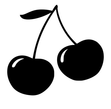 Free Cherries Clipart Black And White Download Free Cherries Clipart