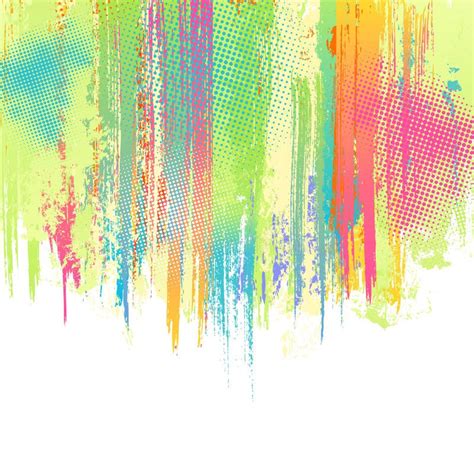 Pastel Paint Splashes Background Vector Stock Vector Illustration Of