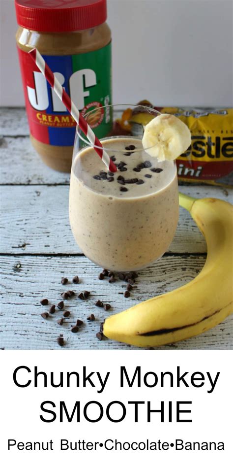 Chunky Monkey Smoothie A Delicious And Healthy Treat Smoothie Drinks