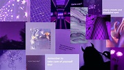 Purple Aesthetic Desktop Wallpapers - Wallpaper Cave
