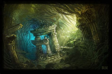 Shrine By Ben High Fantasy Medieval Fantasy