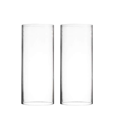 Buy Cys Excel 2 Pcs H10 D6 Open Ended Glass Hurricane