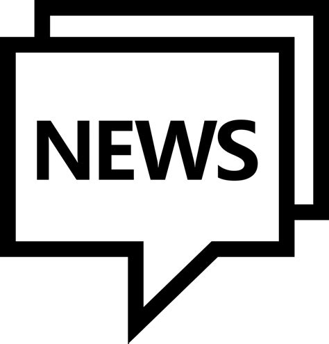 Новости иконка Иконки News — скачай бесплатно Png и вектор
