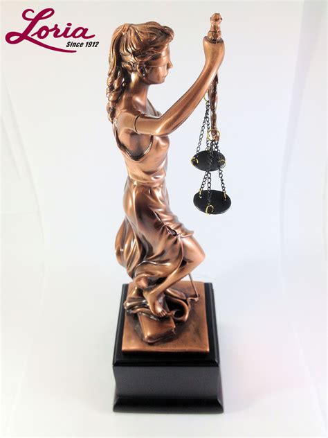 Lady Justice Statue With Metal Scales Loria Awards