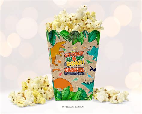 Customized Printables For All Occassions Make Your Own Popcorn Box