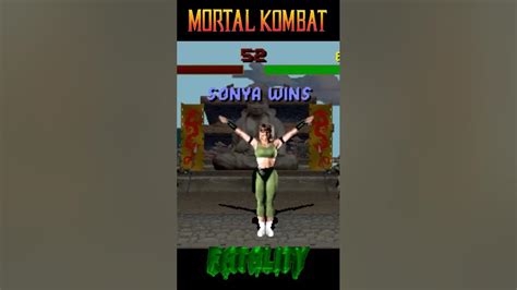 Mortal Kombat 1 Classic Sonya Blade Fatality Youtube