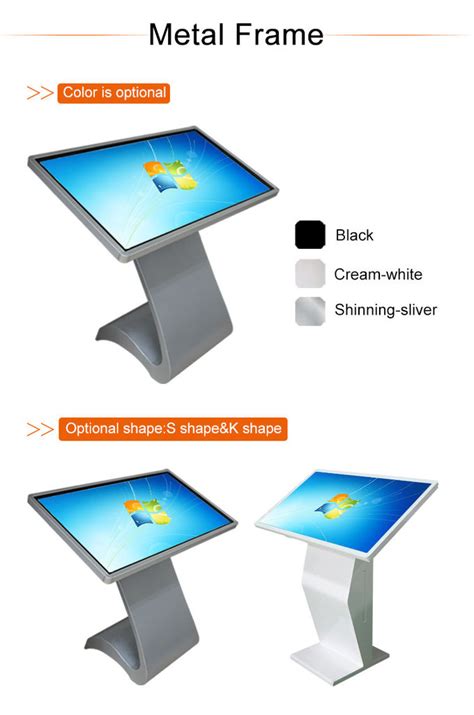 Stand Alone 55 Inch Touch Screen Information Kiosk Hire App Wifi