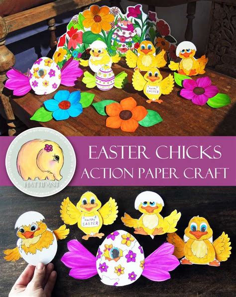 hattifant s easter craft bundle 2016 for you chicks that can flap their wings flowers that