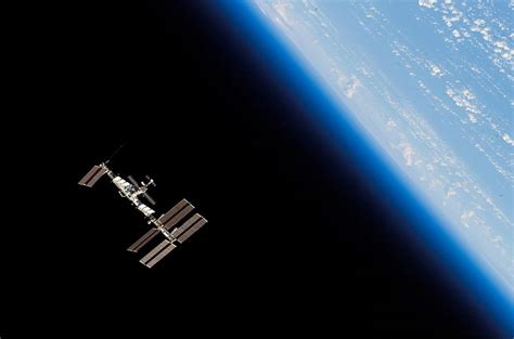 Hd Wallpaper Gray And Brown Satellite Station Iss Space Orbit
