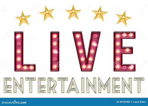 Live Entertainment Sign