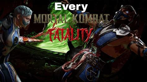 Every Mortal Kombat 11 Fatality Youtube
