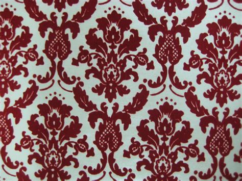 Red Flocked Wallpaper Wallpapersafari