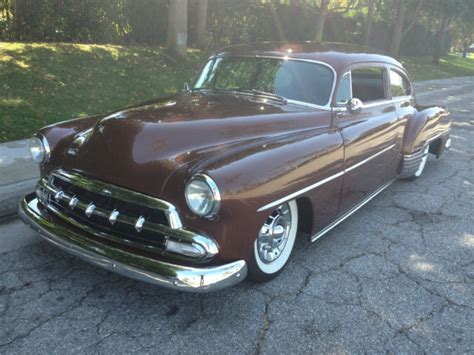 The frame is of a chevy nova. 1952 CHEVY CUSTOM KUSTOM CHOP TOP SHOW CAR FRAME OFF DELUXE.