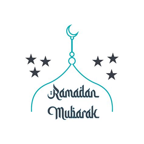 Ramadan Mubarak Text Vector Png Images Greeting Text Of Ramadan