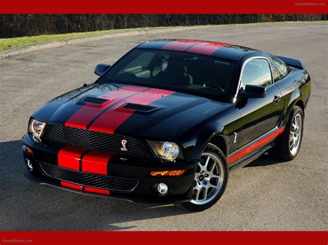 Ford Shelby Cobra Gt500 Red Stripe Exotic Car Picture 001 Of 16