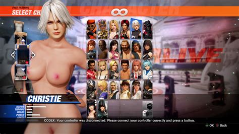 Mod Naked Outfit For Christie Doa6 Dead Or Alive 6 Loverslab