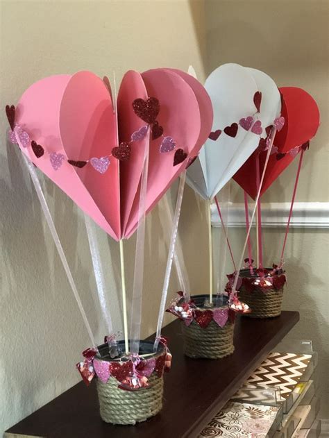 Diy Valentines Day Hot Air Balloon Roc Paper Scissors