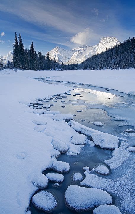Jasper National Park Alberta Canada National Parks Winter Scenes