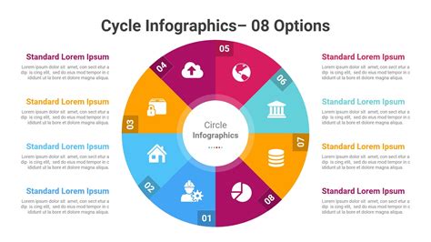 Cycle Infographics Steps Powerpoint Diagrams Marketing Former