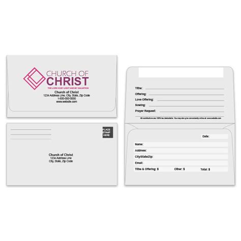 Numbered Church Offering Envelopes Custom Printed Designsnprint