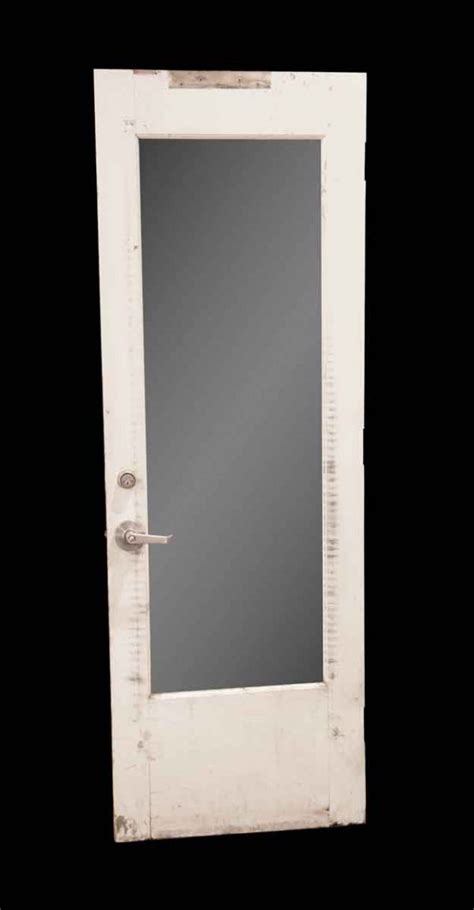 Vintage Plexiglas Mirror Pane Wood Entry Door 8225 X 28375 Olde