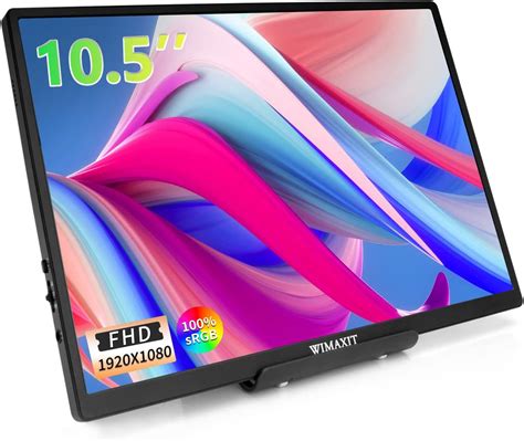 Wimaxit 101 Inch Portable Laptop Monitor 100 Srgb
