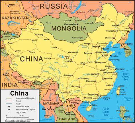 Printable Labeled Map Of China With Provinces Pdf