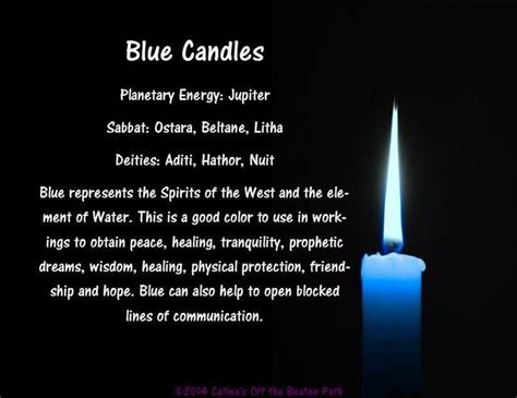 Blue Candles Blue Candle Magic Candle Magic Wicca Candles