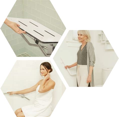 Ada grab bars for showers and bathtubs. Premium ADA-Compliant Bathroom Accessories - Seachrome ...