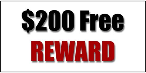 200 Free Offer Reward Choose From Several Options C B Gitty
