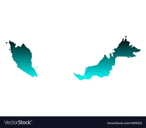 Map Of Malaysia Royalty Free Vector Image Vectorstock