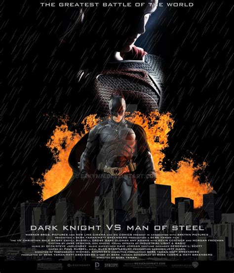 dark knight vs man of steel by brkymn on deviantart