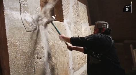 Video Shows Islamic State Destroying Ancient Ruins Of Nimrud The