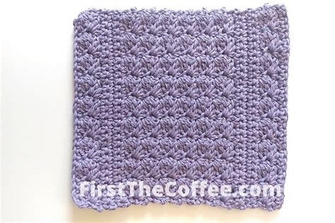 Free Crochet Dishcloth Patterns Firstthecoffee