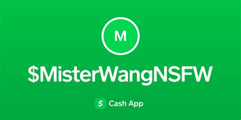 Pay Misterwangnsfw On Cash App