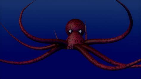Scary Octopus 3d Animation Youtube