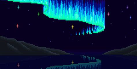 Aurora Borealis Pixelart